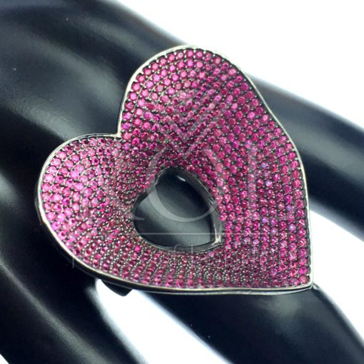 Pink Cubic Zirconia 925 Sterling Silver Jewelry