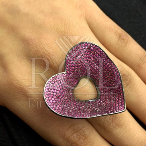 Pink Cubic Zirconia 925 Sterling Silver Jewelry