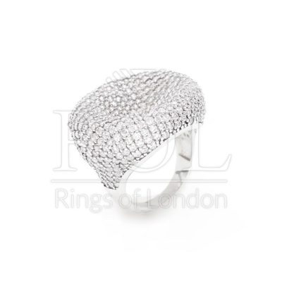 Clear Cubic Zirconia 925 Sterling Silver Jewelry