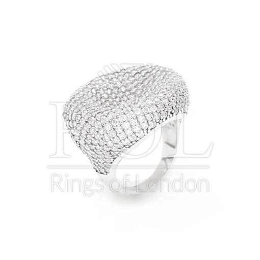 Clear Cubic Zirconia 925 Sterling Silver Jewelry