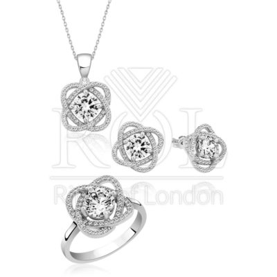 925 Sterling Silver Jewelry Set