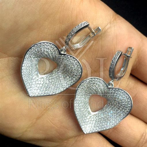 Clear Cubic Zirconia Earrings