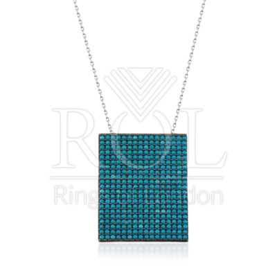 Nano Turquoise 925 Sterling Silver Necklace