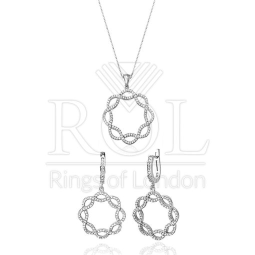 925 Sterling Silver Jewelry Set