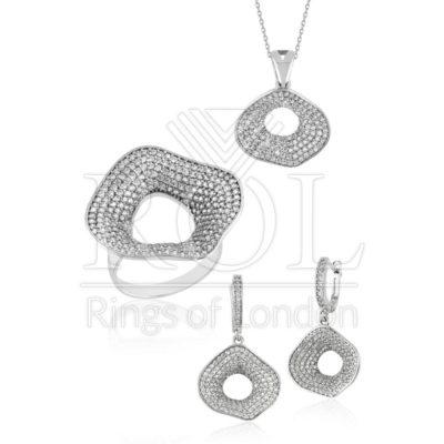 925 Sterling Silver Jewelry Set