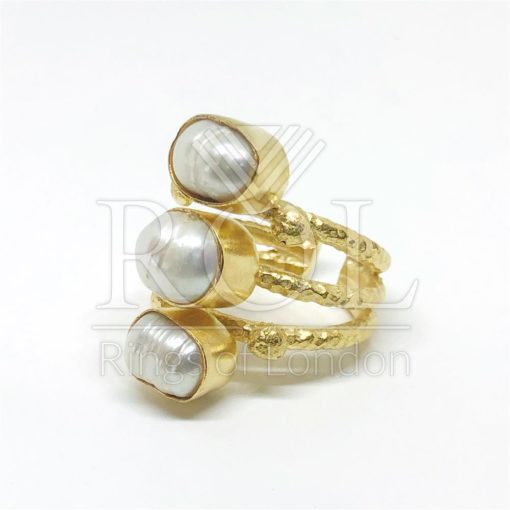 Gold Plated Sterling Silver Ring