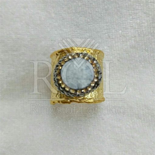 Gold Plated Sterling Silver Ring